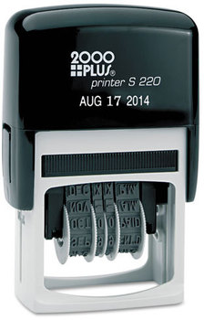 2000 PLUS® Economy Self-Inking Dater,  Self-Inking, Black