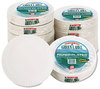 A Picture of product AJM-PP9GREWH AJM Packaging Corporation Paper Plates,  9" Diameter, 100/Pack, 10 Packages/Case.