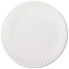 A Picture of product AJM-PP9GREWH AJM Packaging Corporation Paper Plates,  9" Diameter, 100/Pack, 10 Packages/Case.