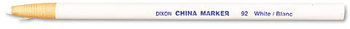 Dixon® China Marker,  White, Dozen