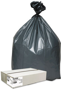 Platinum Plus® Can Liners,  Super Hexene Resin 31-33gal, 1.35mil, 33 x 40, 50/Carton