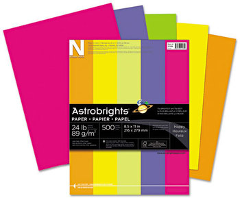 Neenah Paper Happy Assortment,  24lb, 8-1/2 x 11, Assorted, 500 Sheets/Ream