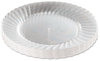 A Picture of product WNA-RSCW91512 WNA Classicware® Plastic Dinnerware,  9" Diameter, Clear, 12 Plates/Pack (15 packs per case 180 plates)