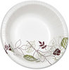 A Picture of product DXE-SX20PATH Dixie® Ultra® Pathways® with Soak Proof Shield® Heavyweight Paper Bowls,  20oz, White/Green/Burgundy, 125/Pack