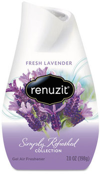 Renuzit® Adjustables Air Freshener. 7 oz. Fresh Lavender scent. 12 cones/carton.