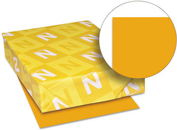 Neenah Paper Astrobrights® Colored Paper,  24lb, 8-1/2 x 11, Cosmic Orange, 500 Sheets/Ream