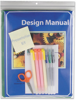 C-Line® Industrial Poly Zip Bags,  8 1/2 x 11, 50/BX