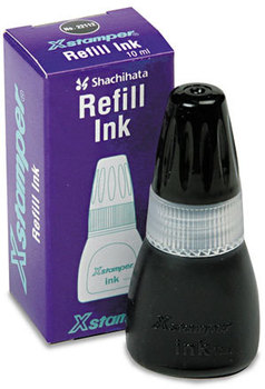Xstamper® Refill Ink, 10ml-Bottle, Black