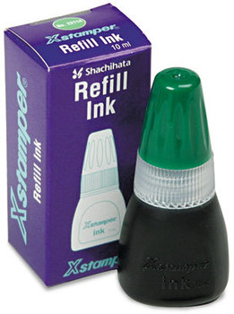 Xstamper® Refill Ink, 10ml-Bottle, Green