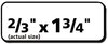 A Picture of product AVE-8195 Avery® Easy Peel® White Address Labels with Sure Feed® Technology w/ Inkjet Printers, 0.66 x 1.75, 60/Sheet, 25 Sheets/Pack