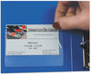 A Picture of product CLI-70257 C-Line® Self-Adhesive Business Card Holders,  Top Load, 3 1/2 x 2, Clear, 10/Pack