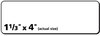 A Picture of product AVE-8462 Avery® Easy Peel® White Address Labels with Sure Feed® Technology w/ Inkjet Printers, 1.33 x 4, 14/Sheet, 100 Sheets/Box