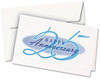 A Picture of product AVE-3378 Avery® Greeting Cards with Matching Envelopes Half-Fold Inkjet, 65 lb, 5.5 x 8.5, Textured Uncoated White, 1 Card/Sheet, 30 Sheets/Box