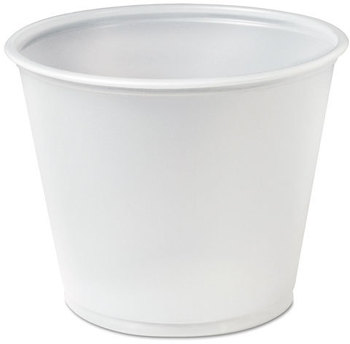 SOLO® Cup Company Polystyrene Portion Cups, 5 1/2 oz., Translucent, 250/Bag