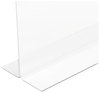 A Picture of product DEF-69301 deflecto® Stand-Up Double-Sided Sign Holder,  Plastic, 11 x 8 1/2