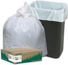 A Picture of product WBI-RNW1K150V Earthsense® Commercial Linear-Low-Density Recycled Tall Kitchen Bags,  13-16 gallon, 0.8 mil, 24" x 33", White, 150 Bags/Box