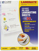 A Picture of product CLI-65004 C-Line® Cleer Adheer® Self-Adhesive Laminating Film,  2 mil, 9" x 12", 50/Box