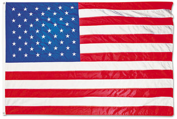 Advantus® Outdoor U.S. Flag, Heavyweight Nylon, 5 ft x 8 ft