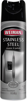 WEIMAN® Stainless Steel Cleaner and Polish,  17 oz Aerosol, 6/Case