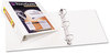 A Picture of product AVE-17144 Avery® TouchGuard™ Protection Heavy-Duty View Binders with Slant Rings 3 3" Capacity, 11 x 8.5, White