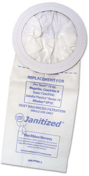Janitized® Vacuum Filters,  10/Carton