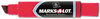 A Picture of product AVE-24147 Avery® MARKS A LOT® Extra-Large Desk-Style Permanent Marker Extra-Broad Chisel Tip, Red (24147)
