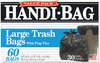 A Picture of product WBI-HAB6FT60 Handi-Bag® Super Value Pack,  30gal, .65mil, 30 x 33, Black, 60/Box