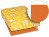 A Picture of product WAU-22561 Neenah Paper Astrobrights® Colored Paper,  24lb, 8-1/2 x 11, Orbit Orange, 500 Sheets/Ream