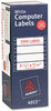 A Picture of product AVE-4013 Avery® Dot Matrix Printer Mailing Labels Pin-Fed Printers, 0.94 x 3.5, White, 5,000/Box