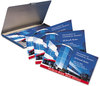 A Picture of product AVE-5881 Avery® Printable Microperforated Business Cards with Sure Feed® Technology Print-to-the-Edge Microperf w/Sure Color Laser, 2x3.5, White, 160 8/Sheet,20 Sheets/PK