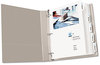 A Picture of product AVE-11515 Avery® Customizable Print-On™ Dividers 3-Hole Punched, 5-Tab, 11 x 8.5, White, 5 Sets