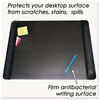A Picture of product AOP-413841 Artistic® Executive Desk Pad with Microban®,  24 x 19, Black