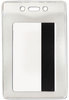A Picture of product AVT-75411 Advantus® Security ID Badge Holders,  Horizontal, 3 7/8w x 2 5/8h, Clear, 50/Box