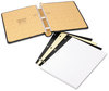 A Picture of product WLJ-039511 Wilson Jones® Looseleaf Corporation Minute Book,  Black Leather-Like Cover, 250 Unruled Pages, 8 1/2 x 11