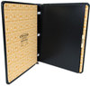 A Picture of product WLJ-039511 Wilson Jones® Looseleaf Corporation Minute Book,  Black Leather-Like Cover, 250 Unruled Pages, 8 1/2 x 11