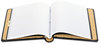 A Picture of product WLJ-039511 Wilson Jones® Looseleaf Corporation Minute Book,  Black Leather-Like Cover, 250 Unruled Pages, 8 1/2 x 11