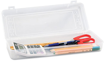 Innovative Storage Designs Stretch Art Box,  Polypropylene, Snap Shut, Clear