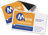A Picture of product AVE-8374 Avery® Magnetic Business Cards Inkjet, 2 x 3.5, White, 30 10 Cards/Sheet, 3 Sheets/Pack