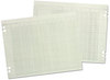A Picture of product WLJ-G106 Wilson Jones® Columnar Loose Sheets,  Six Column, 9-1/4 x 11-7/8, 100 Loose Sheets/Pack, Green