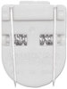 A Picture of product AVT-75342 Advantus® Wall Clips for Fabric Panels,  Standard Size, White, 50/Box