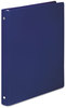 A Picture of product ACC-39702 ACCO ACCOHIDE® Poly Round Ring Binder,  23-pt. Cover, 1/2" Cap, Blue