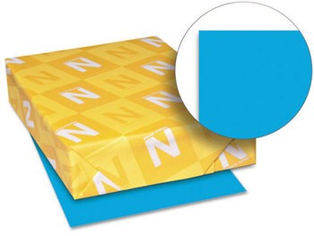 Neenah Paper Astrobrights® Colored Paper,  24lb, 8-1/2 x 11, Celestial Blue, 500 Sheets/Ream