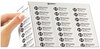 A Picture of product AVE-5155 Avery® Easy Peel® White Address Labels with Sure Feed® Technology w/ Laser Printers, 0.66 x 1.75, 60/Sheet, 100 Sheets/Pack