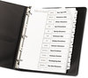 A Picture of product AVE-11126 Avery® Customizable Table of Contents Ready Index® Black & White Dividers with Printable Section Titles TOC and 12-Tab, Jan. to Dec., 11 x 8.5, 1 Set
