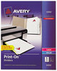 A Picture of product AVE-11552 Avery® Customizable Print-On™ Dividers 3-Hole Punched, 8-Tab, 11 x 8.5, White, 5 Sets