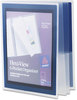 A Picture of product AVE-47696 Avery® Flexi-View® Six-Pocket Organizer Polypropylene 150-Sheet Capacity, 11 x 8.5, Translucent/Navy