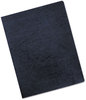 A Picture of product FEL-52136 Fellowes® Expressions™ Classic Grain Texture Presentation Covers for Binding Systems Navy, 11.25 x 8.75, Unpunched, 200/Pack