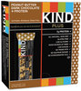A Picture of product KND-17256 KIND Plus Nutrition Boost Bars,  Peanut Butter Dark Chocolate/Protein, 1.4 oz, 12/Box