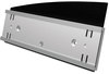 A Picture of product DEF-89105 deflecto® Interior Image® Sign Holder,  Landscape, 8 1/2 x 2 Insert, Black/Silver