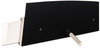 A Picture of product DEF-89105 deflecto® Interior Image® Sign Holder,  Landscape, 8 1/2 x 2 Insert, Black/Silver